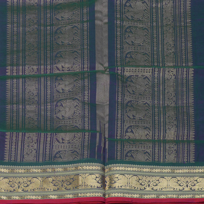 Hayagrivas Mayilkazhuthu Kanchi Silk Cotton Saree KSBE124C6-15 - Image 5