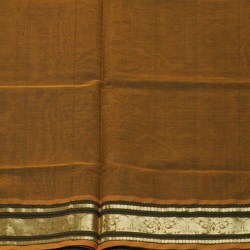 Hayagrivas Mustard Kanchi Silk Cotton Saree KSBE124C6-14 - Image 6
