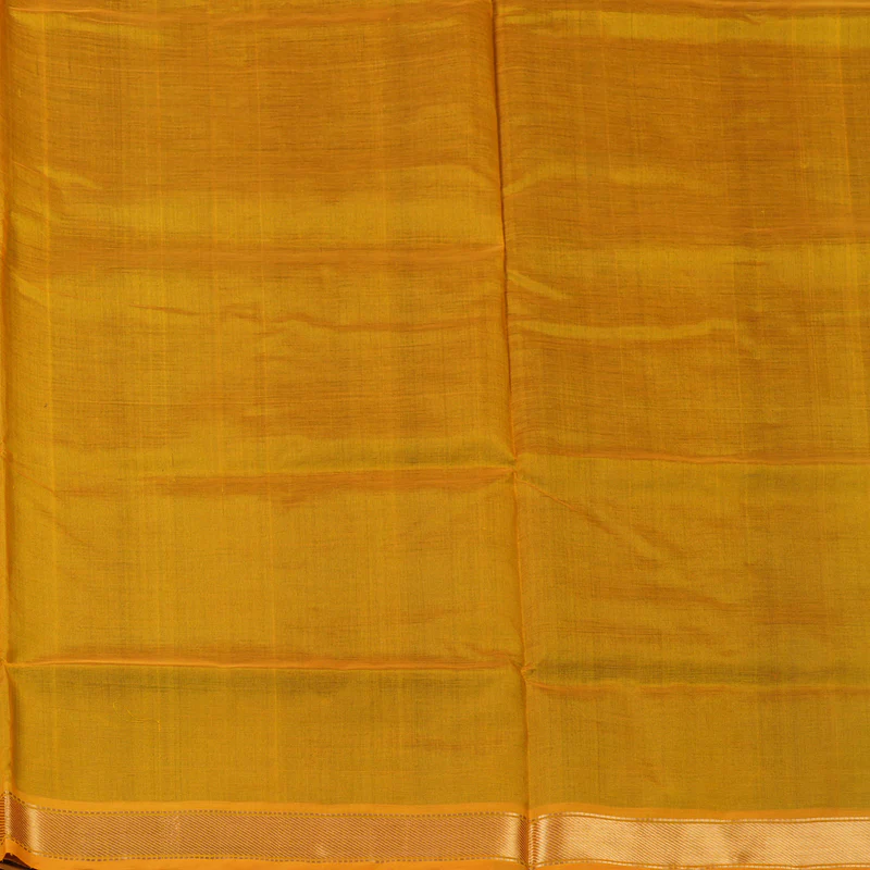 Hayagrivas Dark Blue Pure Silk Cotton Saree SSCBF53E1-24 - Image 6