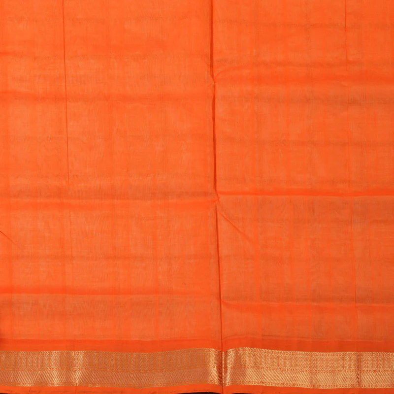 Hayagrivas Off-White Pure Silk Cotton Saree SSCBF35D3-5 - Image 6