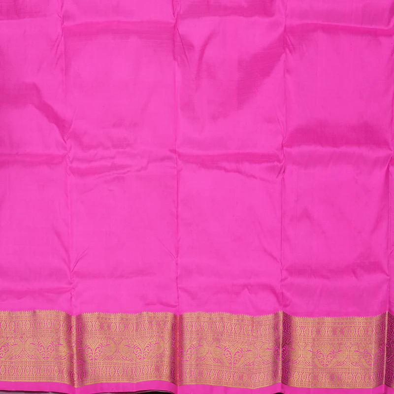 Hayagrivas Parrot Green Kanjivaram Pattu Pavadai KBE1389J6-6 - Image 3