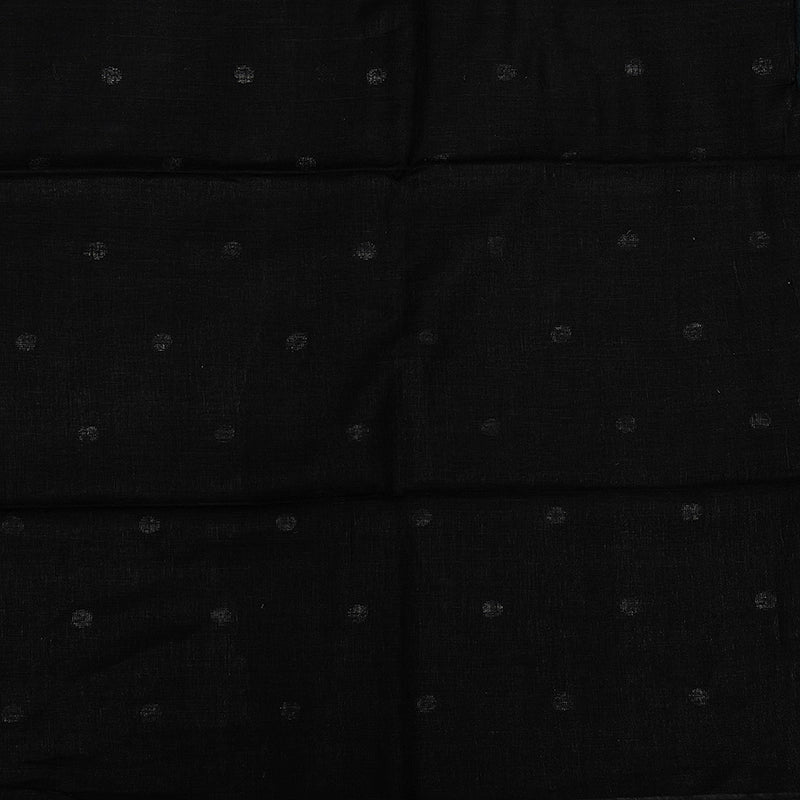 Hayagrivas Peacock Green Handloom Linen Saree KSBE147C1-1 - Image 4