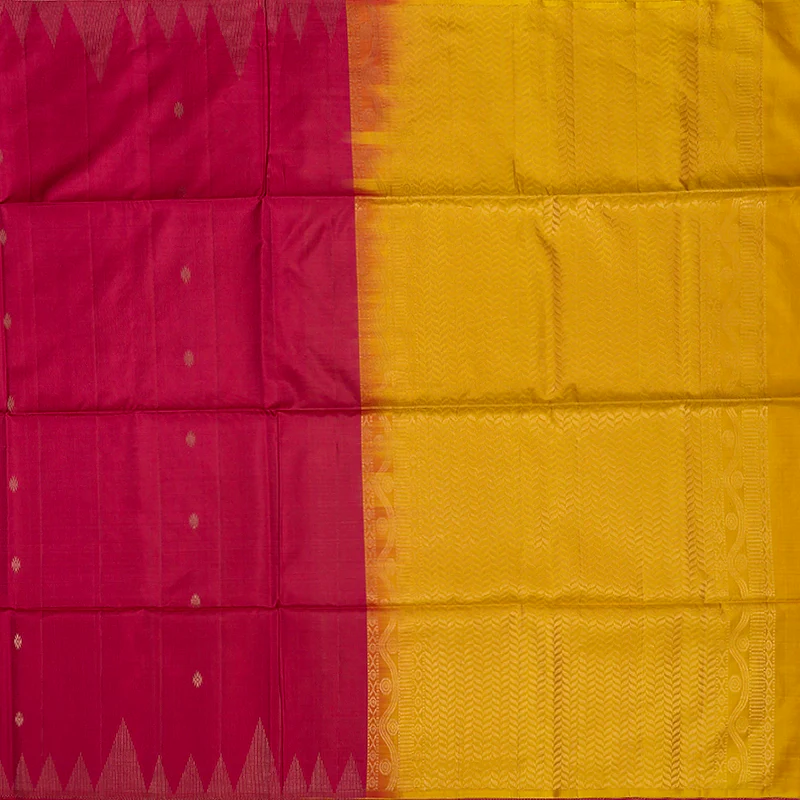 Hayagrivas Pink Handloom Soft Silk Saree KSBE22I29-1 - Image 4
