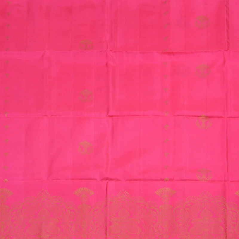 Hayagrivas Pink Pure Soft Silk Saree KSBE22I24-1 - Image 3