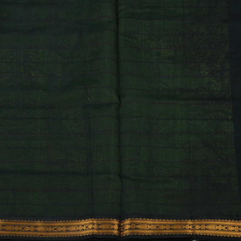 Hayagrivas Pure Silk Cotton Saree in Parrot Green KBE1431J8-2 - Image 6