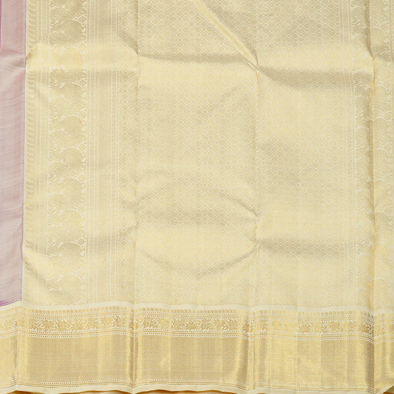 Hayagrivas Purple Handloom Kanjivaram Silk Saree with Sandal Border KBD2109C4-1 - Image 7