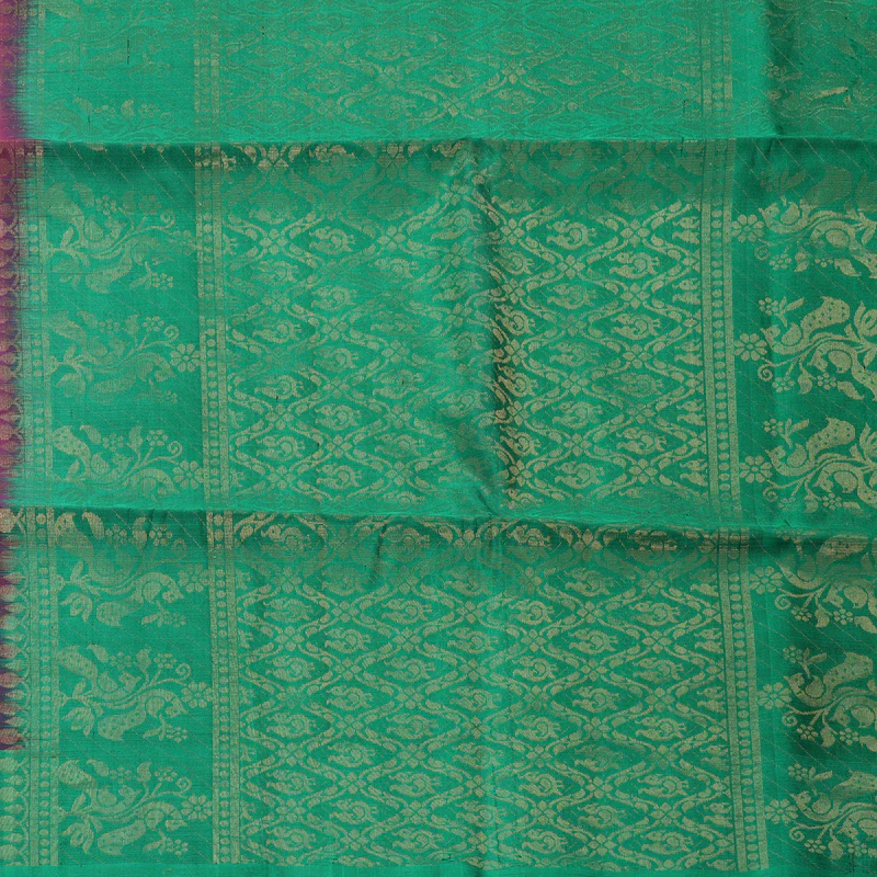 Hayagrivas Purple Handloom Soft Silk Saree KBE633F4-3 - Image 5