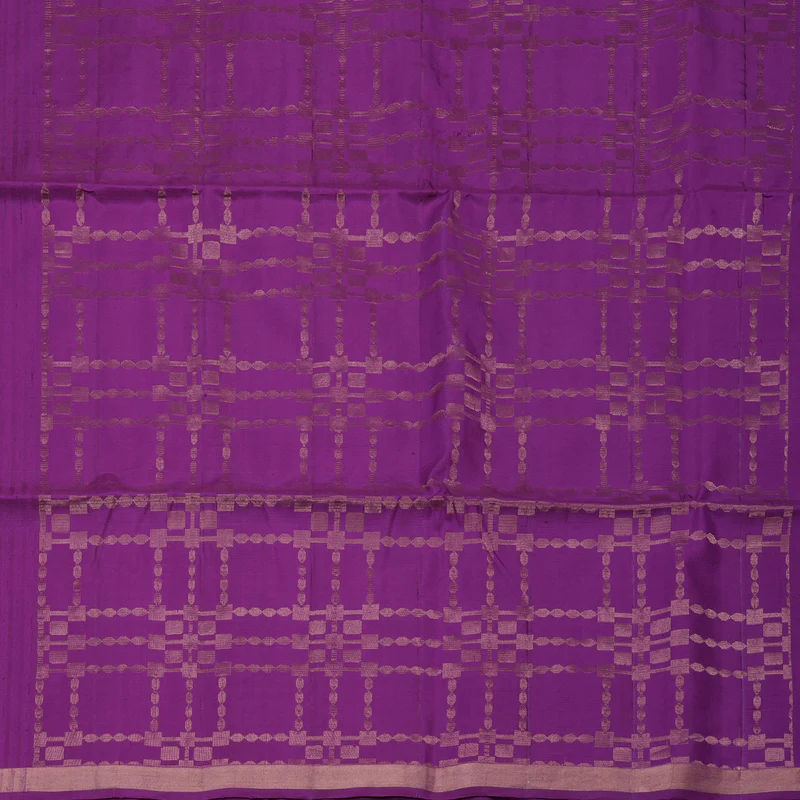 Hayagrivas Purple Pure Soft Silk Saree KBE1195I22-2 - Image 5