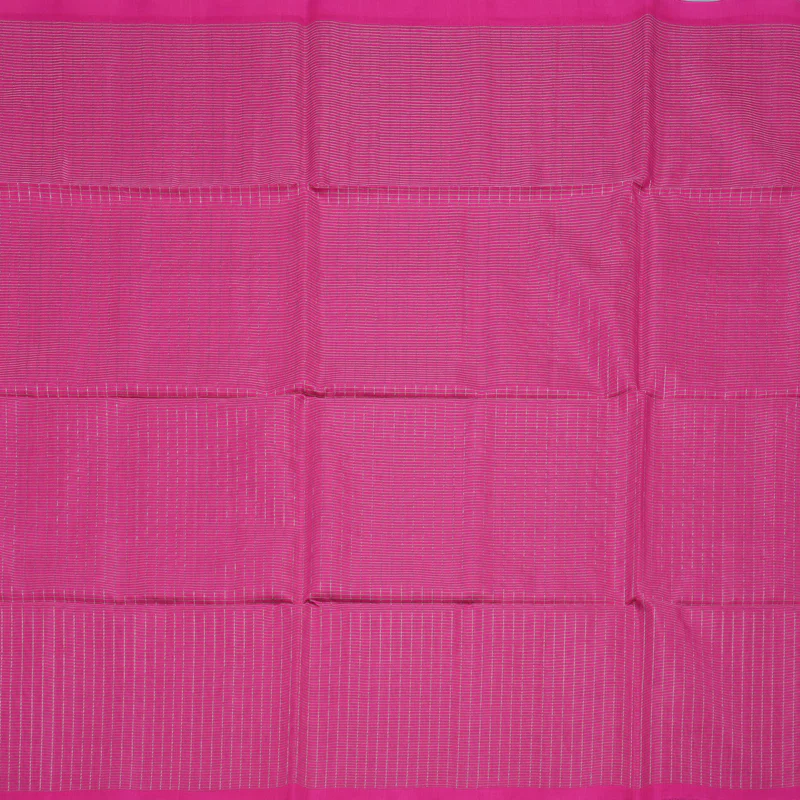 Hayagrivas Rani Pink Kora Silk Cotton Saree KBE2153A6-2 - Image 3