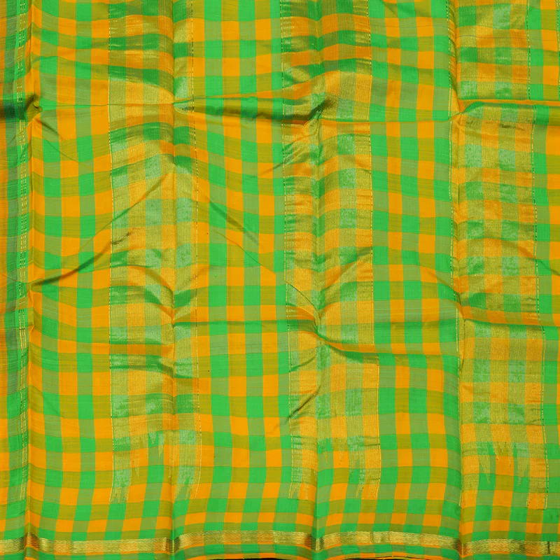 Hayagrivas Royal Blue Pure One-sided border Kanjivaram Silk Saree KBE1871L10-3 - Image 5