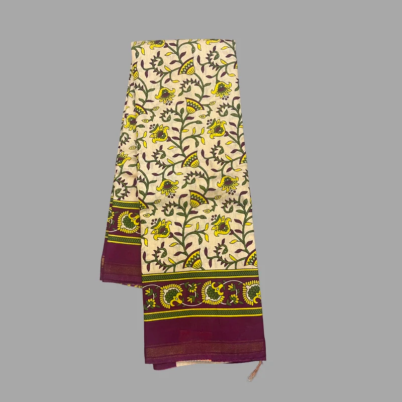 Hayagrivas Sandal Fancy Cotton Sarees - Image 2