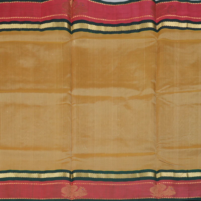Hayagrivas Sandal Pure Silk Cotton Saree SSCBF36D8-9 - Image 3