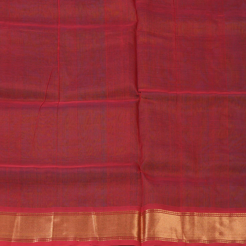 Hayagrivas Sea Green Pure Silk Cotton Saree SSCBF53E2-2 - Image 6