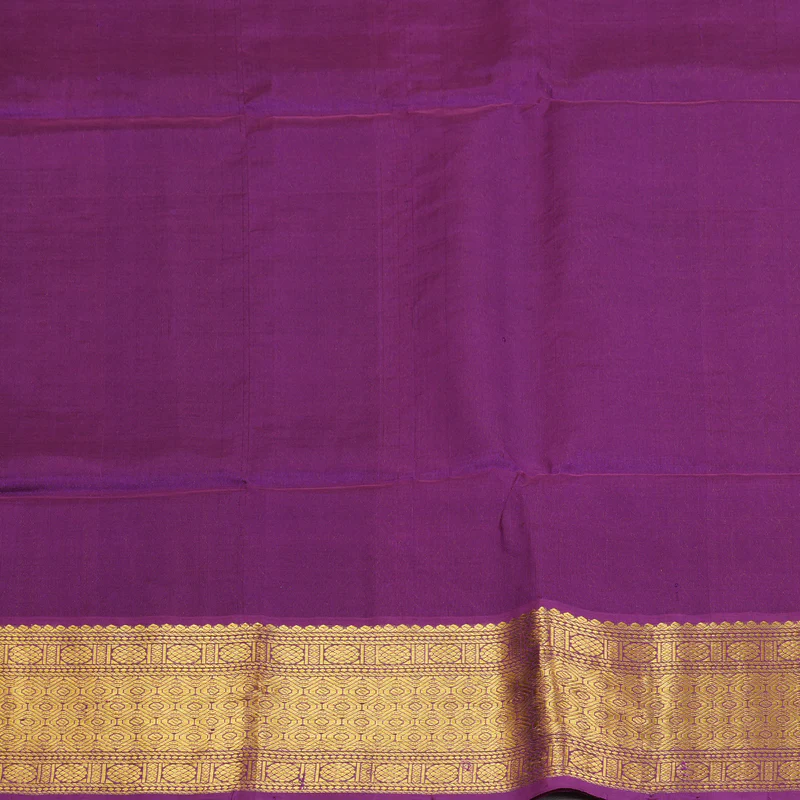 Hayagrivas Violet Kora Silk Cotton Saree SSCBF15D4-1 - Image 6