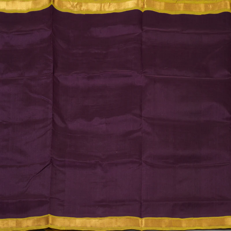 Hayagrivas Violet Pure Silk Cotton Saree SSCBF53E1-8 - Image 3