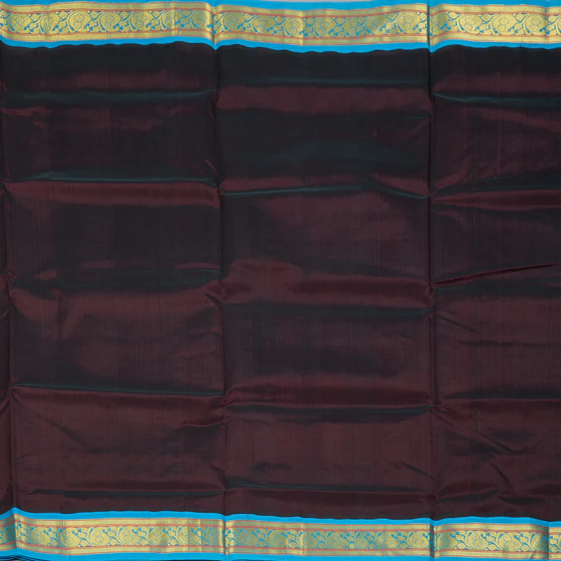Hayagrivas Wine Pure Silk Cotton Saree SSCBF34D1-34 - Image 3