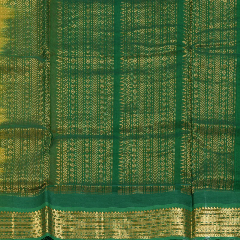 Hayagrivas Yellow Pure Silk Cotton Saree SSCBF34D3-11 - Image 5